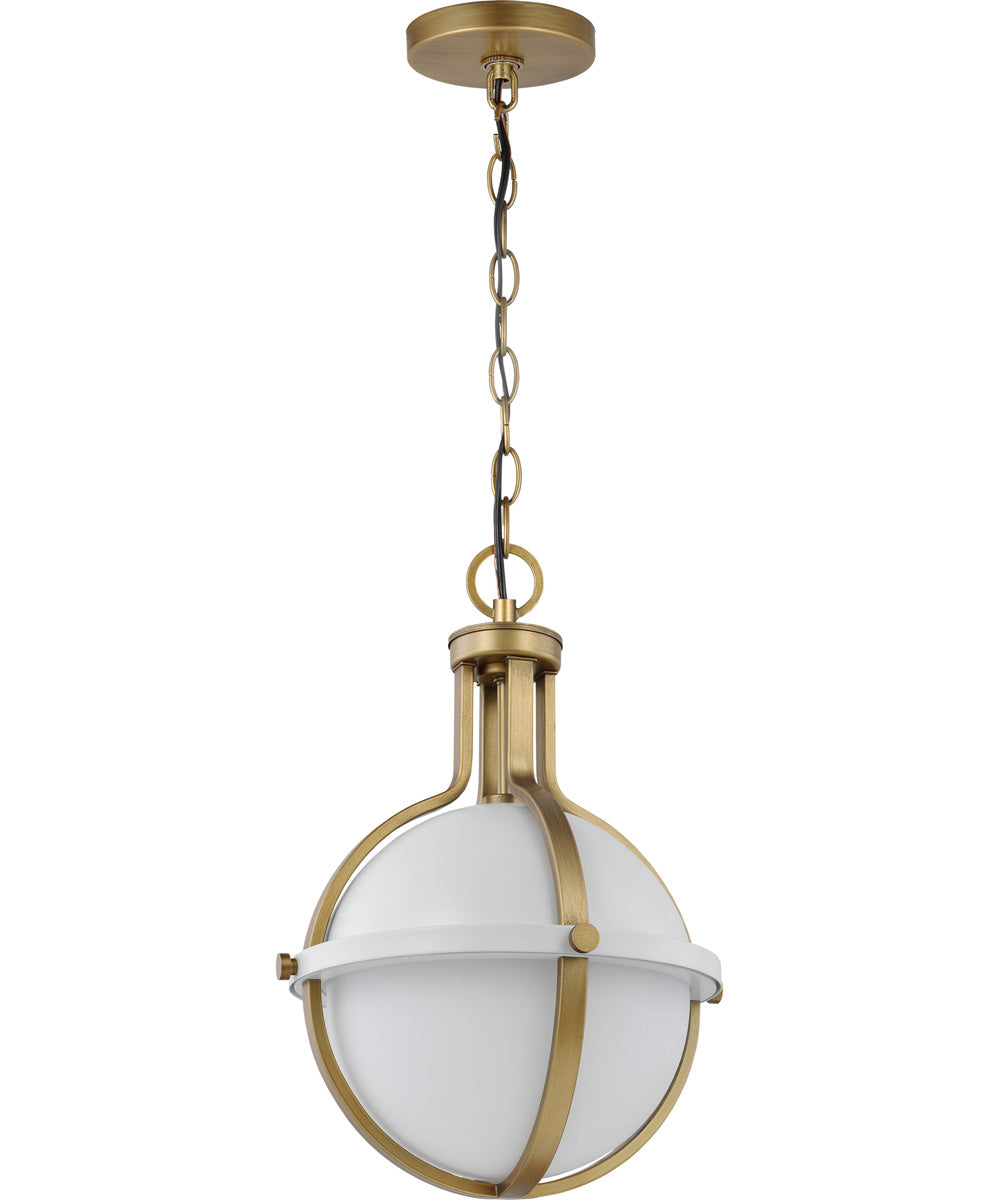 Lincoln 1-Light Pendant Matte White