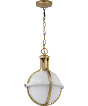 Lincoln 1-Light Pendant Matte White