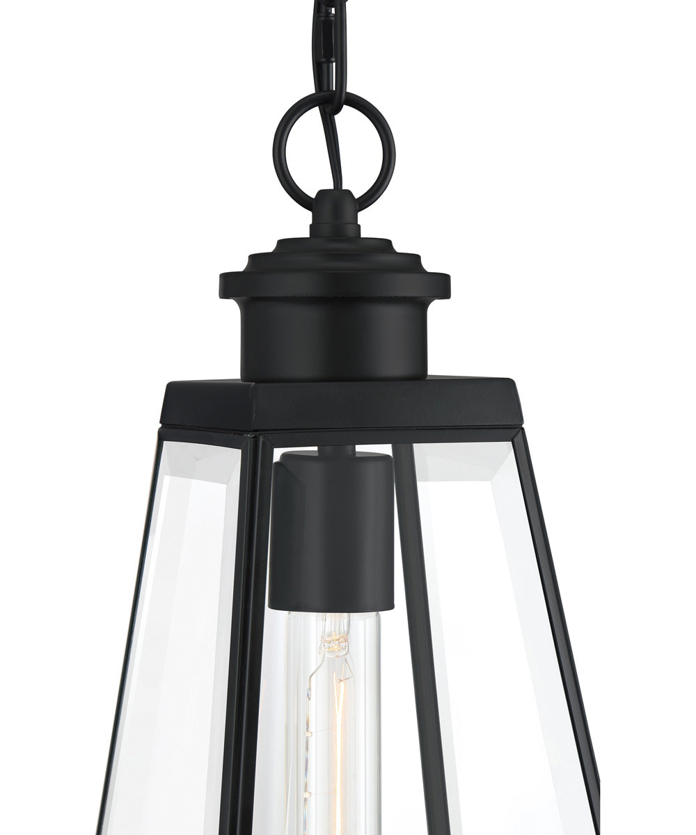 Paxton Medium 1-light Outdoor Pendant Light Matte Black