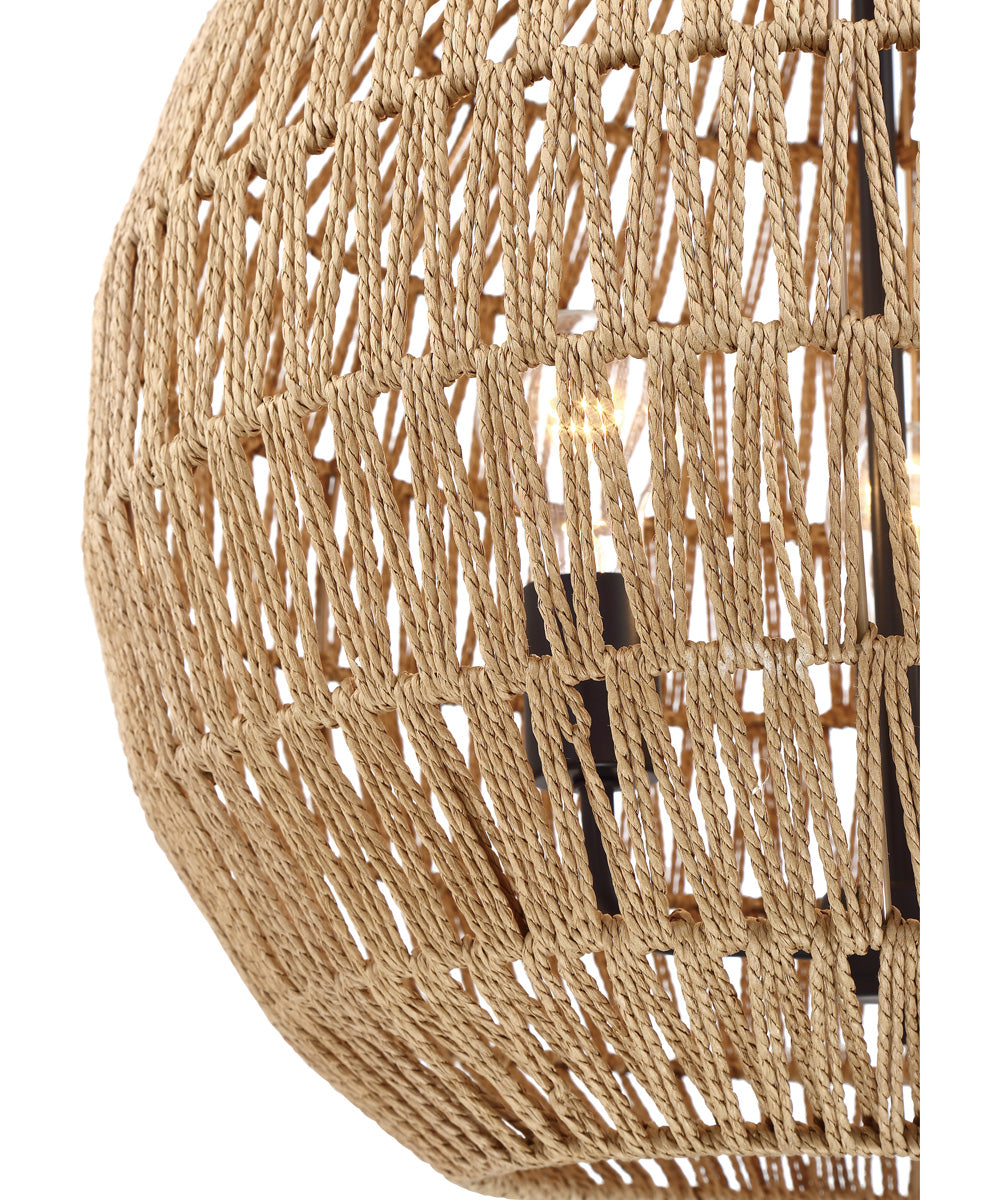 Casablanca 3-light Pendant Palladian Bronze