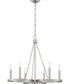 Revival 6-light Chandelier Brushed Nickel