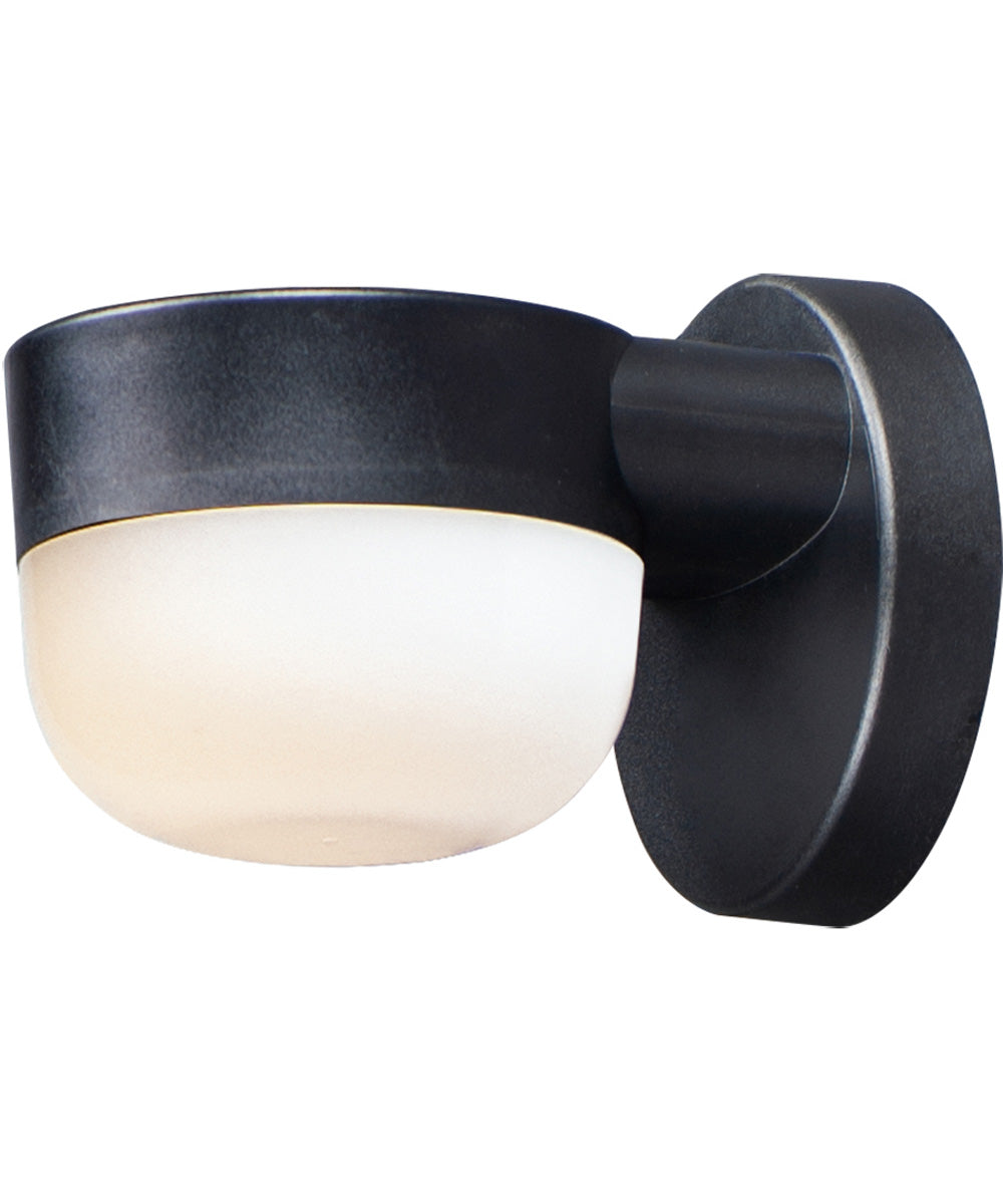 5"H Michelle LED 1-Light Outdoor Wall Sconce Black