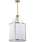 Easton 3-Light Pendant Burnished Brass