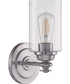 Dardyn 1-Light Wall Sconce Brushed Polished Nickel
