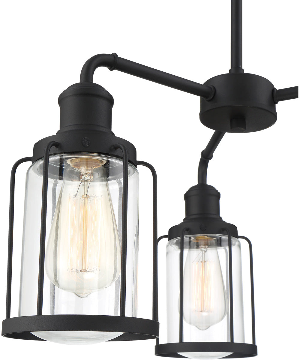 Ludlow 3-light Chandelier Earth Black