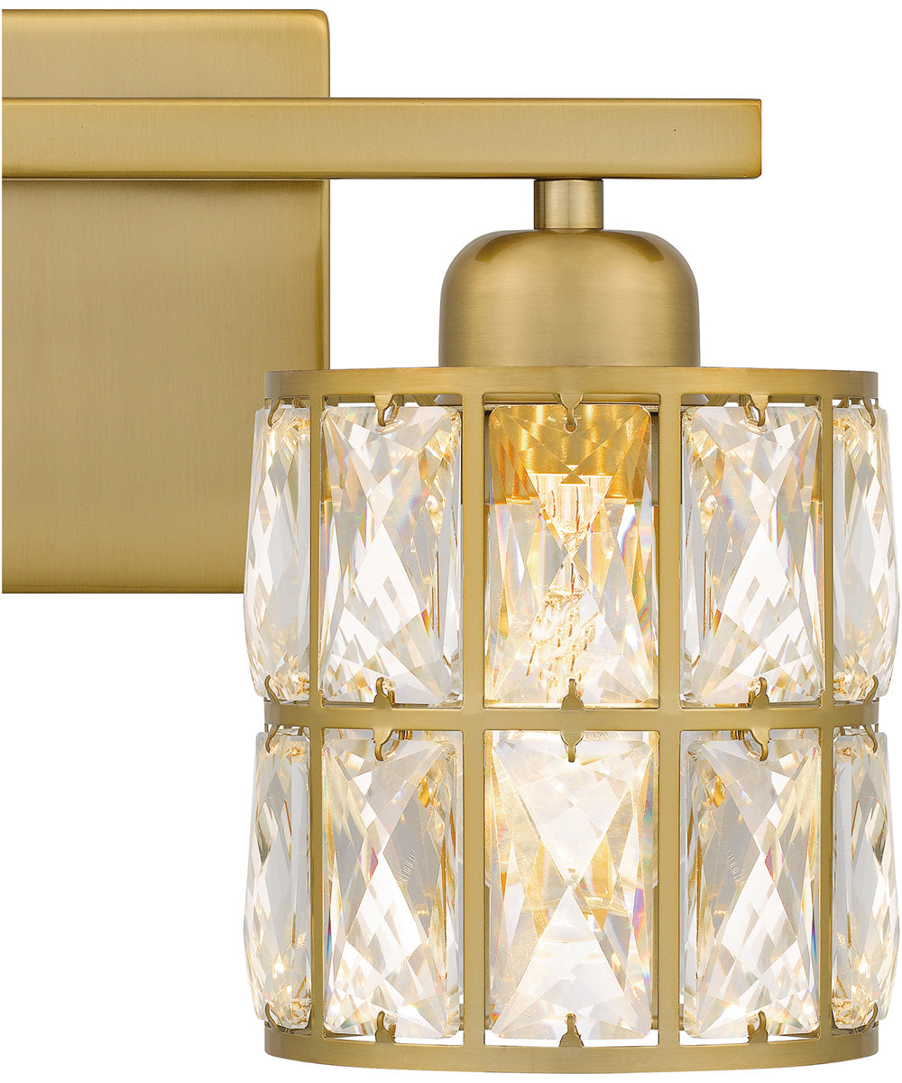 Gibson Medium 2-light Bath Light Aged Brass