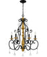 Althea 5-light Chandelier Matte Black