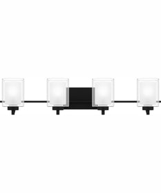 Kolt Extra Large 4-light Bath Light Matte Black