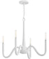 Maris 4-Light Medium Chandelier in Textured Plaster