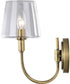 Brookside 1-Light Vanity & Wall Vintage Brass