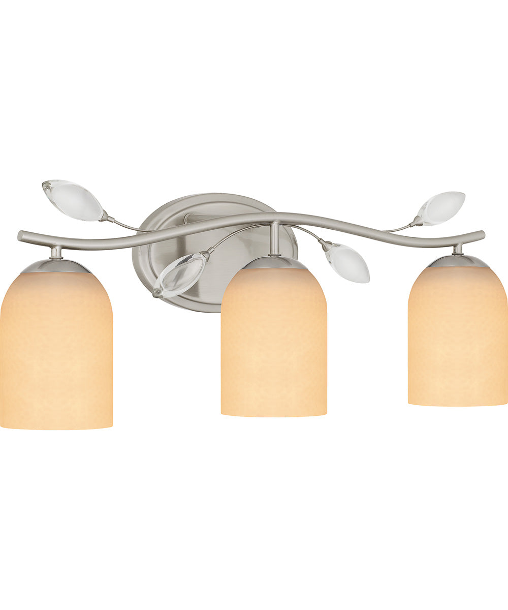 Ulysses Large 3-light Bath Light Brushed Nickel