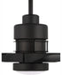 52" Sonnet 1-Light Ceiling Fan Flat Black