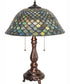 22" High Tiffany Fishscale Table Lamp