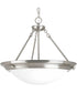 Eclipse 3-Light 19-3/8" Pendant Brushed Nickel