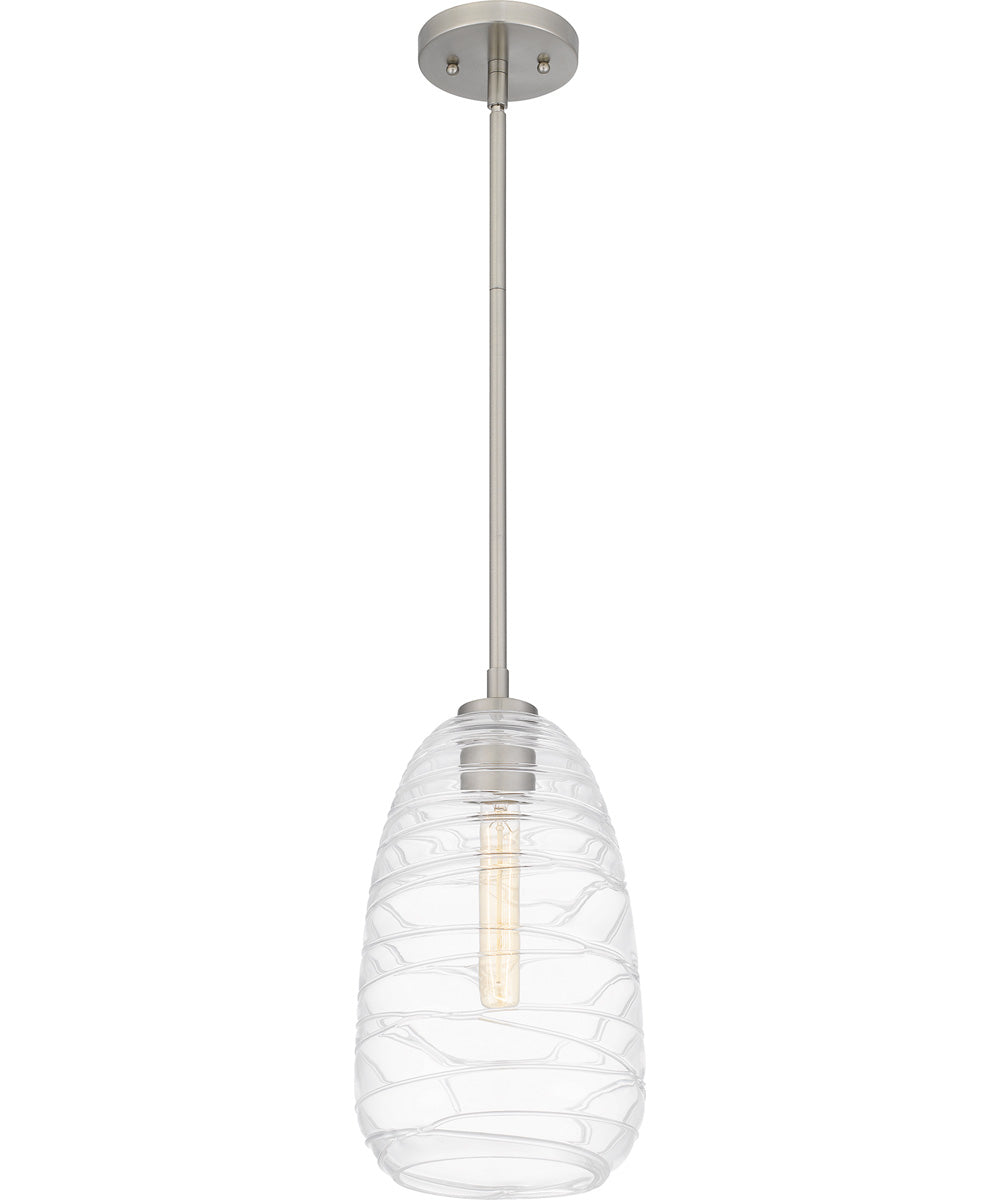 Quoizel Piccolo Pendant Small 1-light Mini Pendant Brushed Nickel