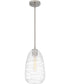 Quoizel Piccolo Pendant Small 1-light Mini Pendant Brushed Nickel
