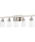 Chicago 5-Light Bath Vanity Light Brushed Polished Nickel
