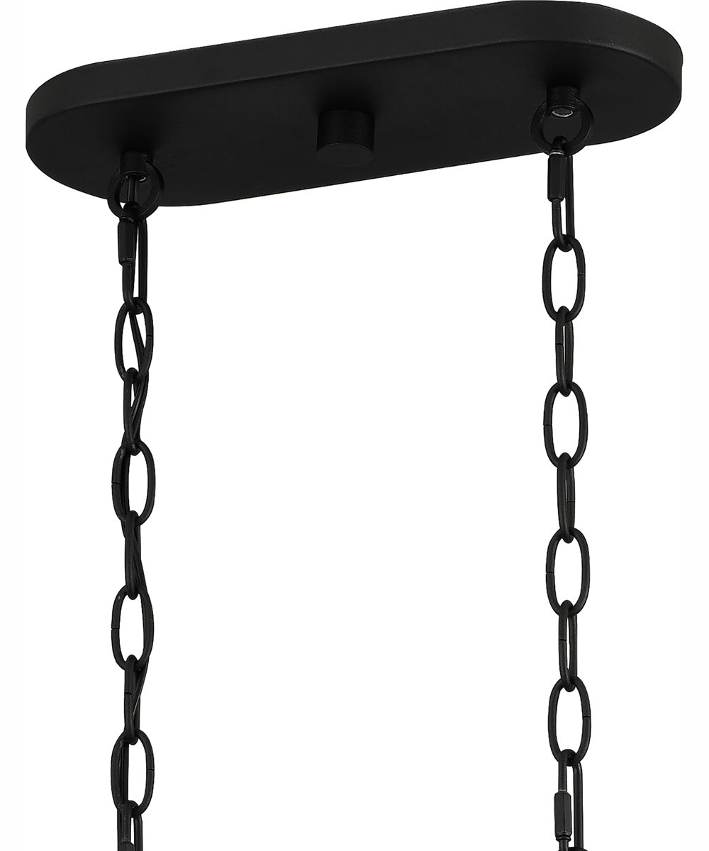 Fortress Medium 6-light Island Light Earth Black