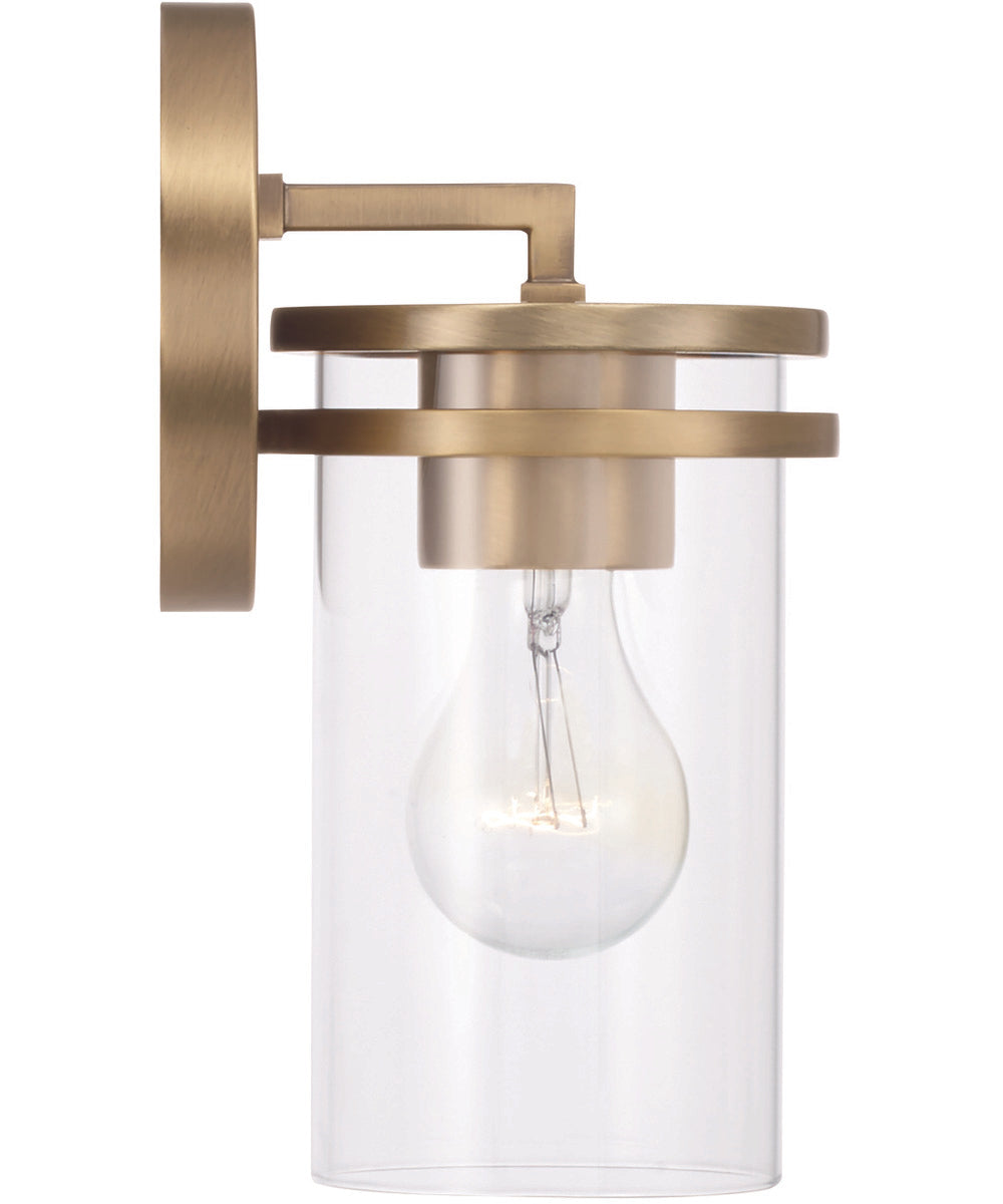 Fuller 1-Light Sconce Aged Brass