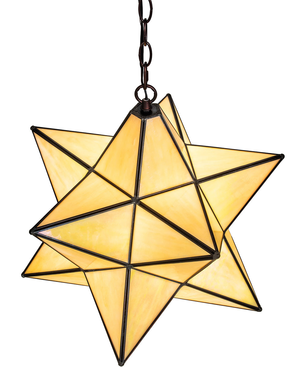 18"W Moravian Star Pendant