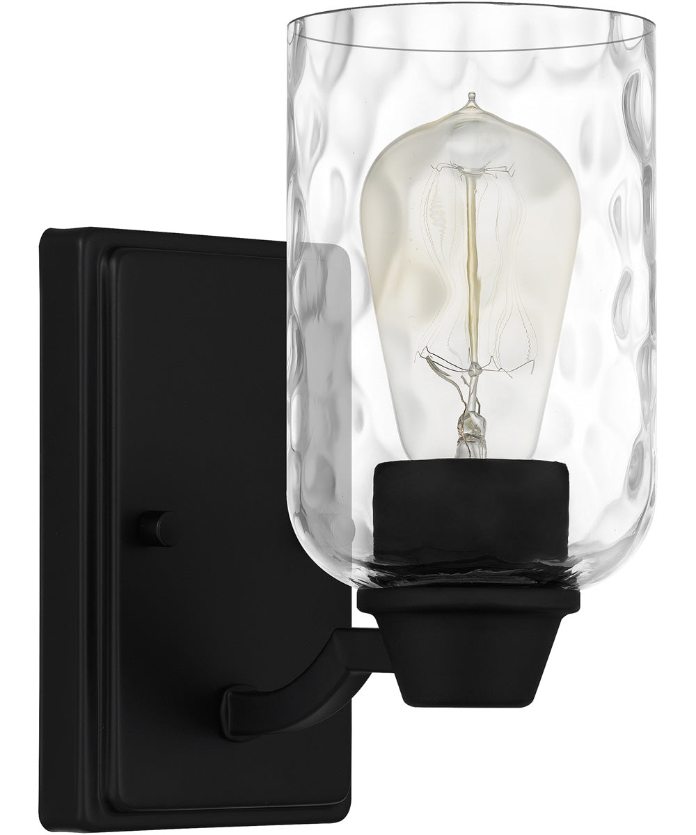 Acacia Small 1-light Wall Sconce Matte Black