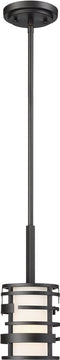 5"W Lansing 1-Light Pendant Textured Black