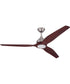 60" Limerick 1-Light Indoor/Outdoor Ceiling Fan Brushed Polished Nickel