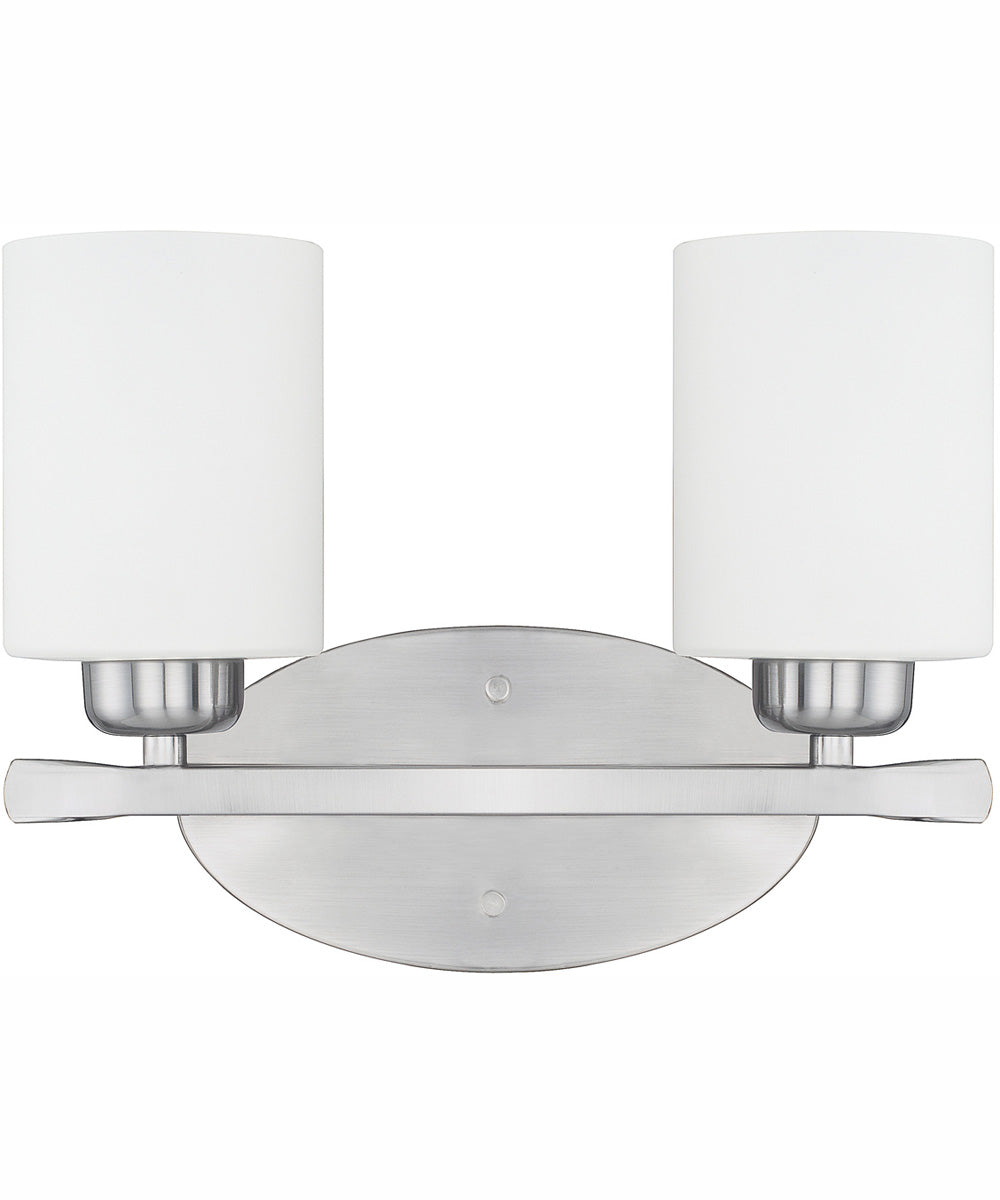 Dixon 2-Light Vanity Brushed Nickel