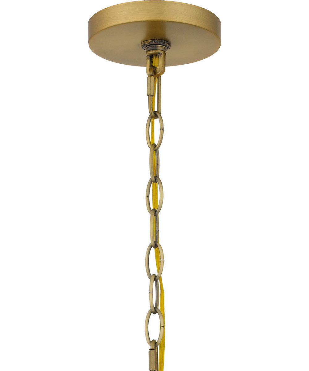 Sunday 6-light Chandelier Aged Brass