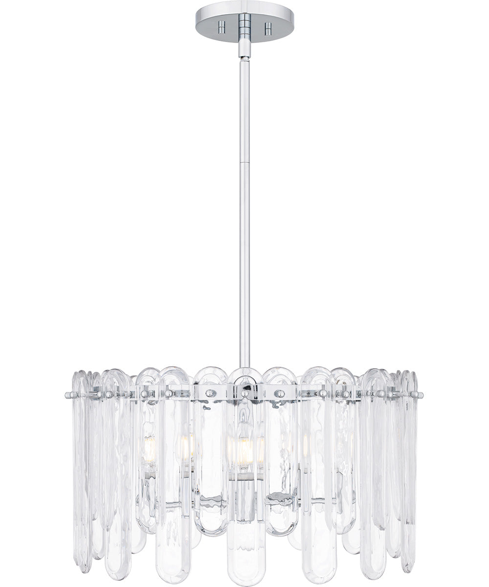 Stiles Large 5-light Pendant Polished Chrome