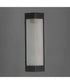 Triform 20 inch Outdoor Wall Sconce Black / Antique Brass