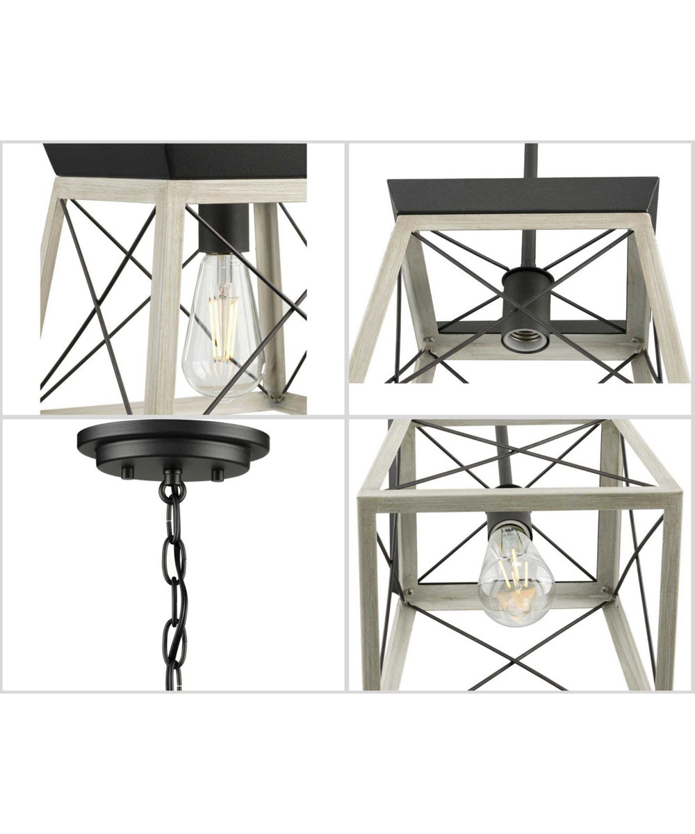 Briarwood 1-Light Coastal Mini-Pendant Light Graphite