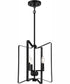 Shayna 3-Light Foyer Flat Black