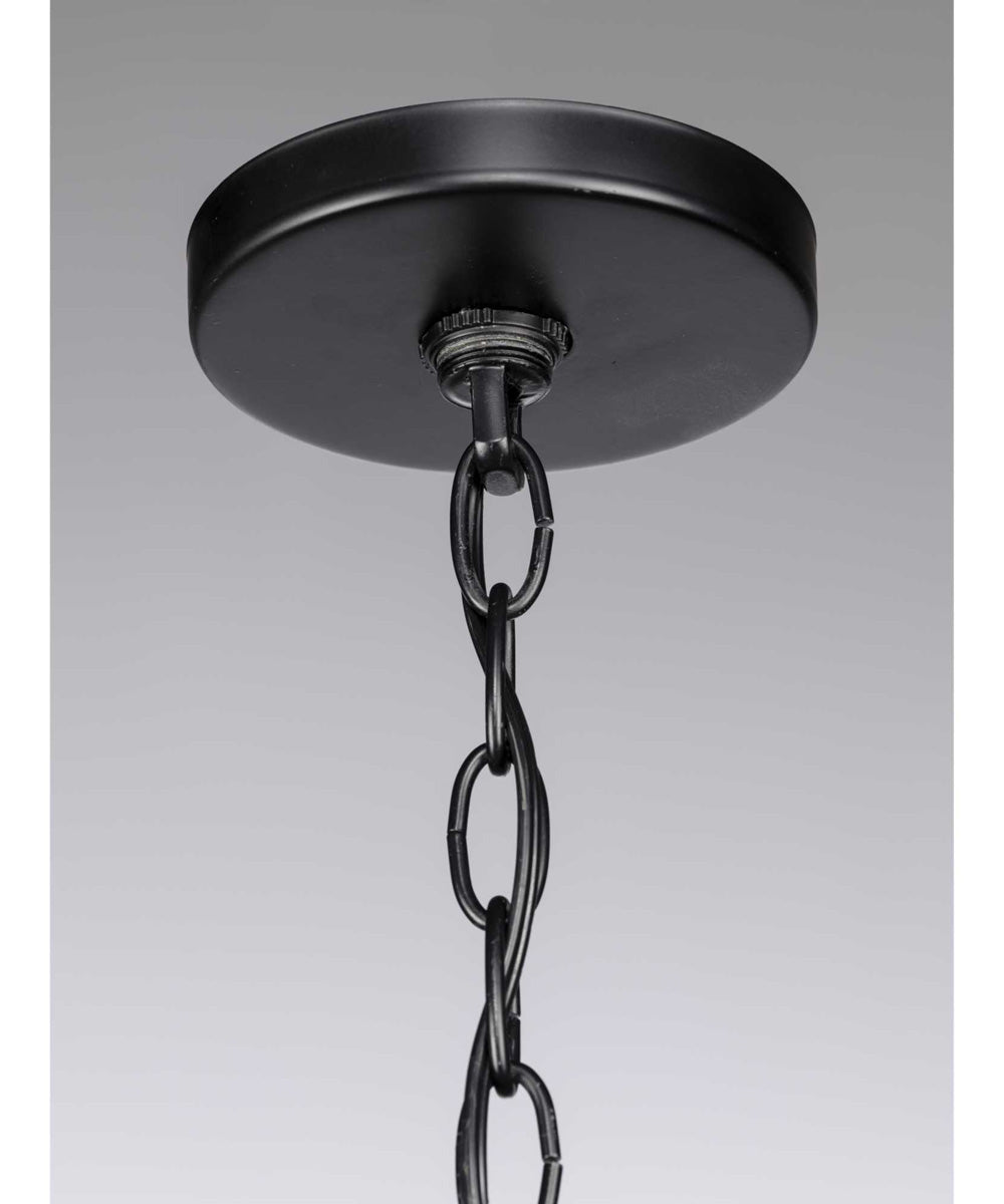 Seneca 5-Light Farmhouse Chandelier Light Matte Black