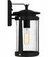 Clifton Medium 1-light Outdoor Wall Light  Coastal Armour Aluminum Earth Black