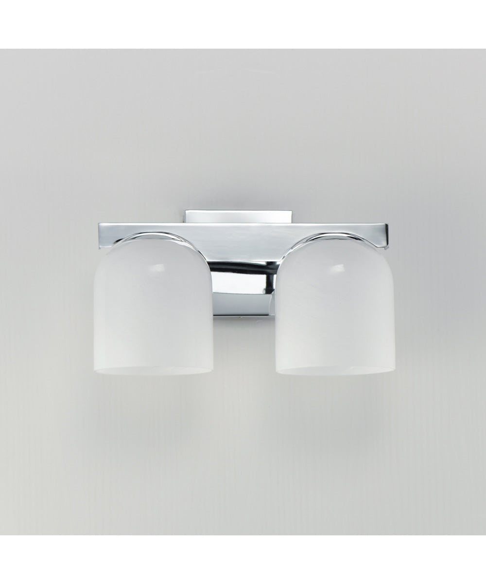 Scoop 2-Light Bath Vanity Polished Chrome