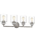 Jaspar Extra Large 4-light Bath Light Antique Nickel