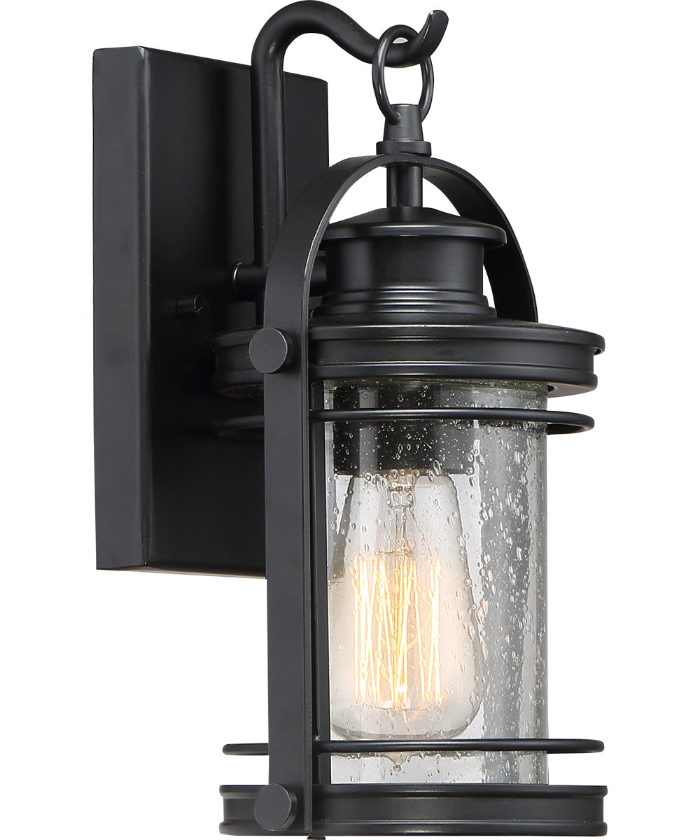 Booker Small 1-light Outdoor Wall Light Mystic Black