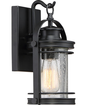 Booker Small 1-light Outdoor Wall Light Mystic Black