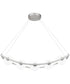 Enzo 5-light Island Light Brushed Nickel