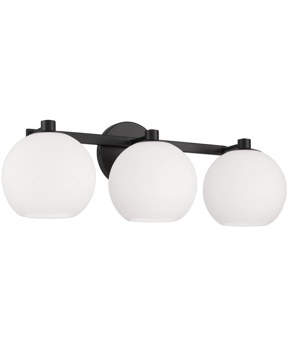 Ansley 3-Light Vanity Matte Black