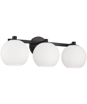 Ansley 3-Light Vanity Matte Black