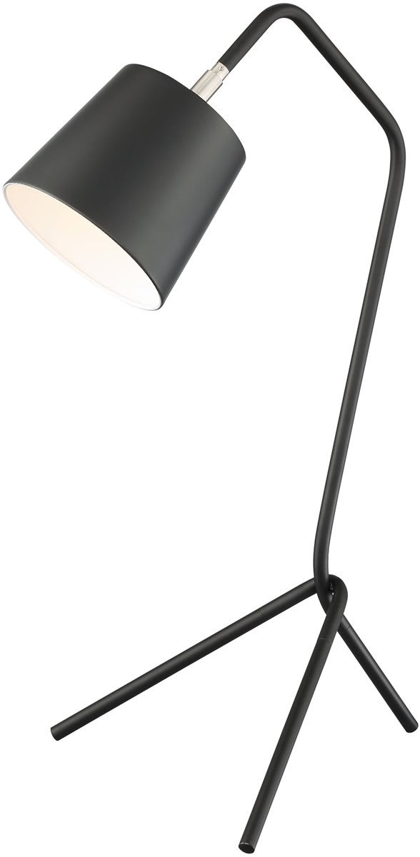 24"H Quana 1-Light Table Lamp Black