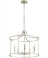 Olympus 5-light Nook Chandelier Satin Nickel