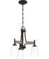 Billingsley 3-light Chandelier Old Bronze