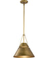 Adina 1-Light Pendant Natural Brass