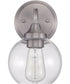 Glenda 1-Light Wall Sconce Brushed Polished Nickel