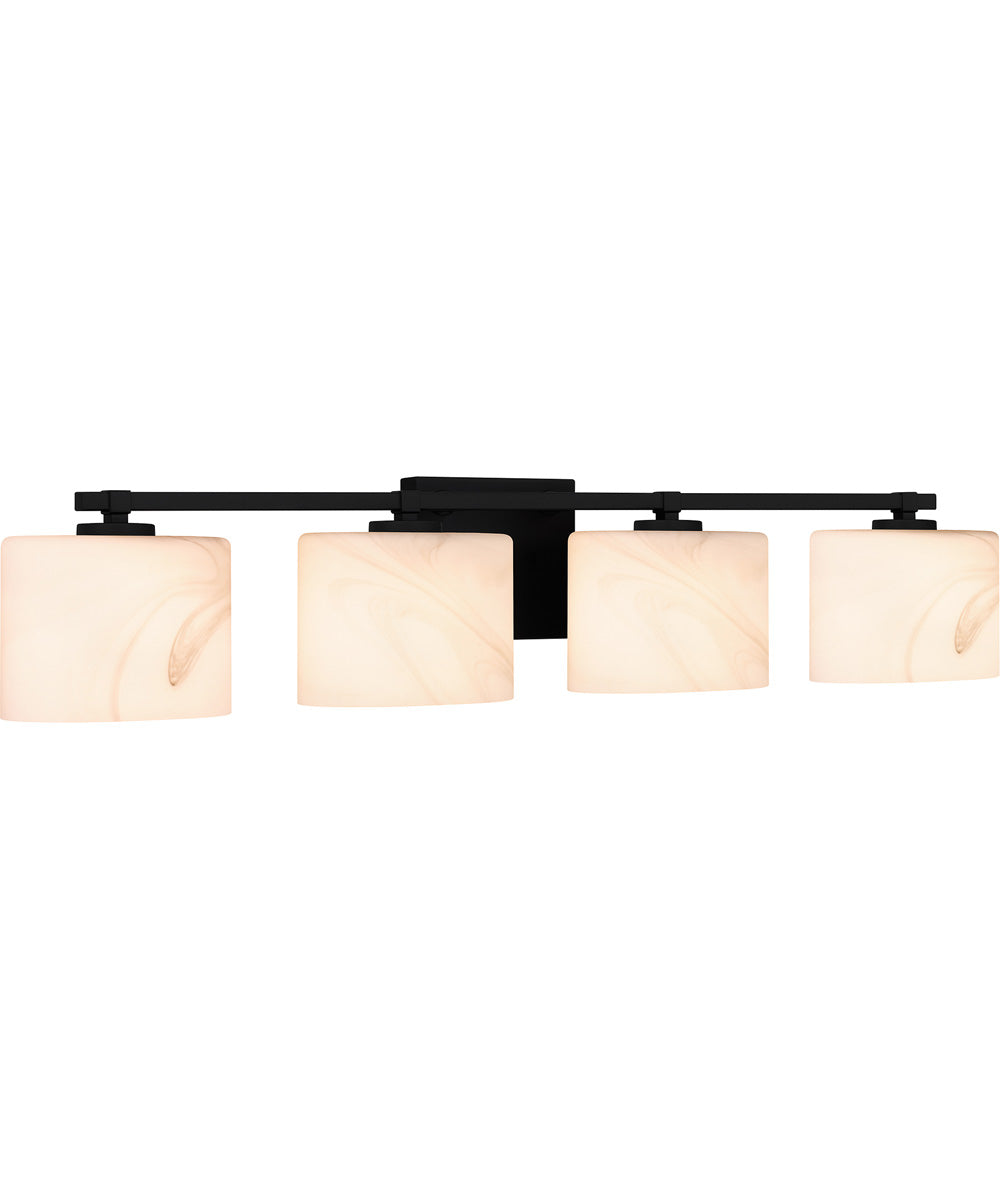 Mather Extra Large 4-light Bath Light Matte Black