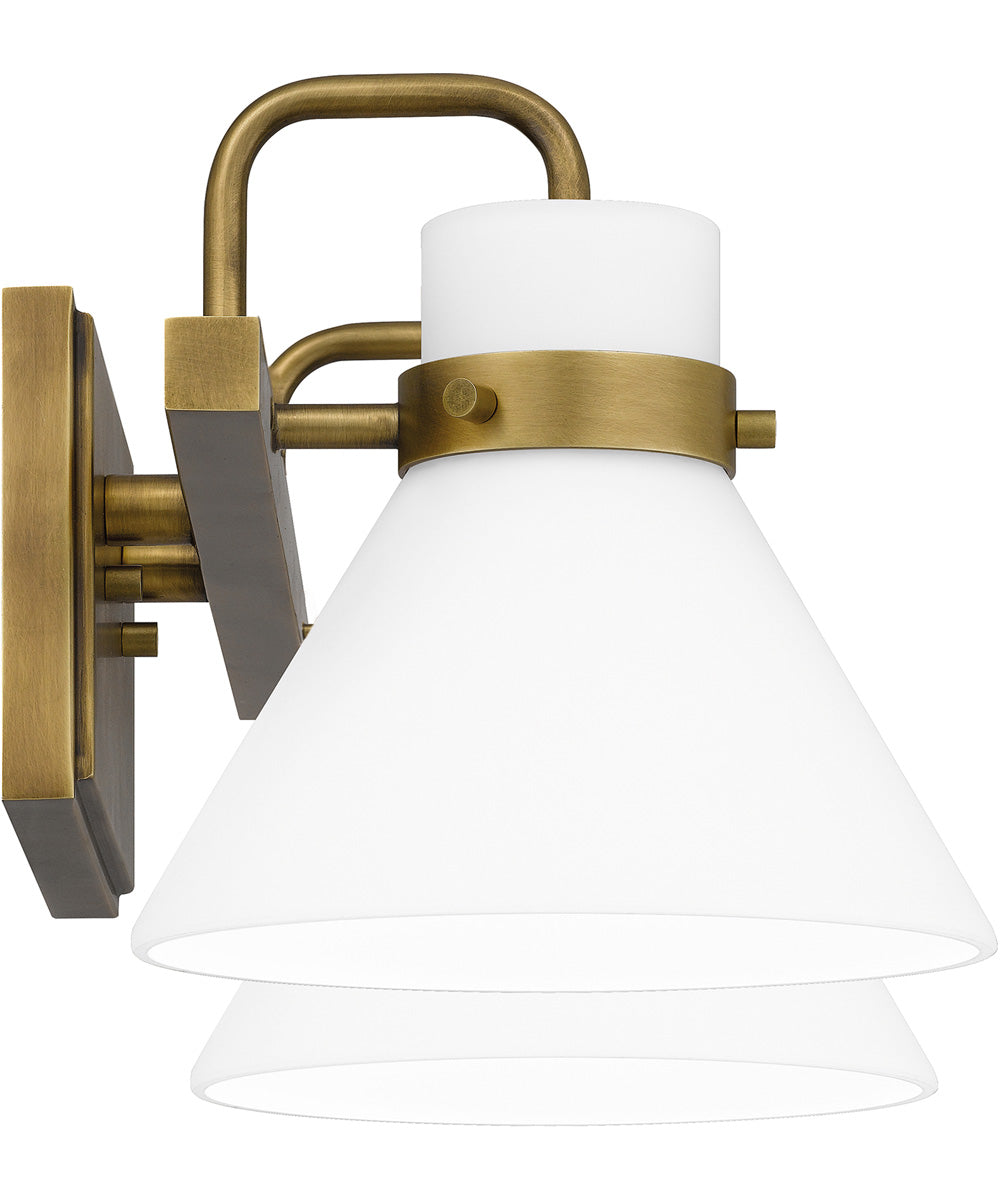 Regency Medium 2-light Bath Light Weathered Brass