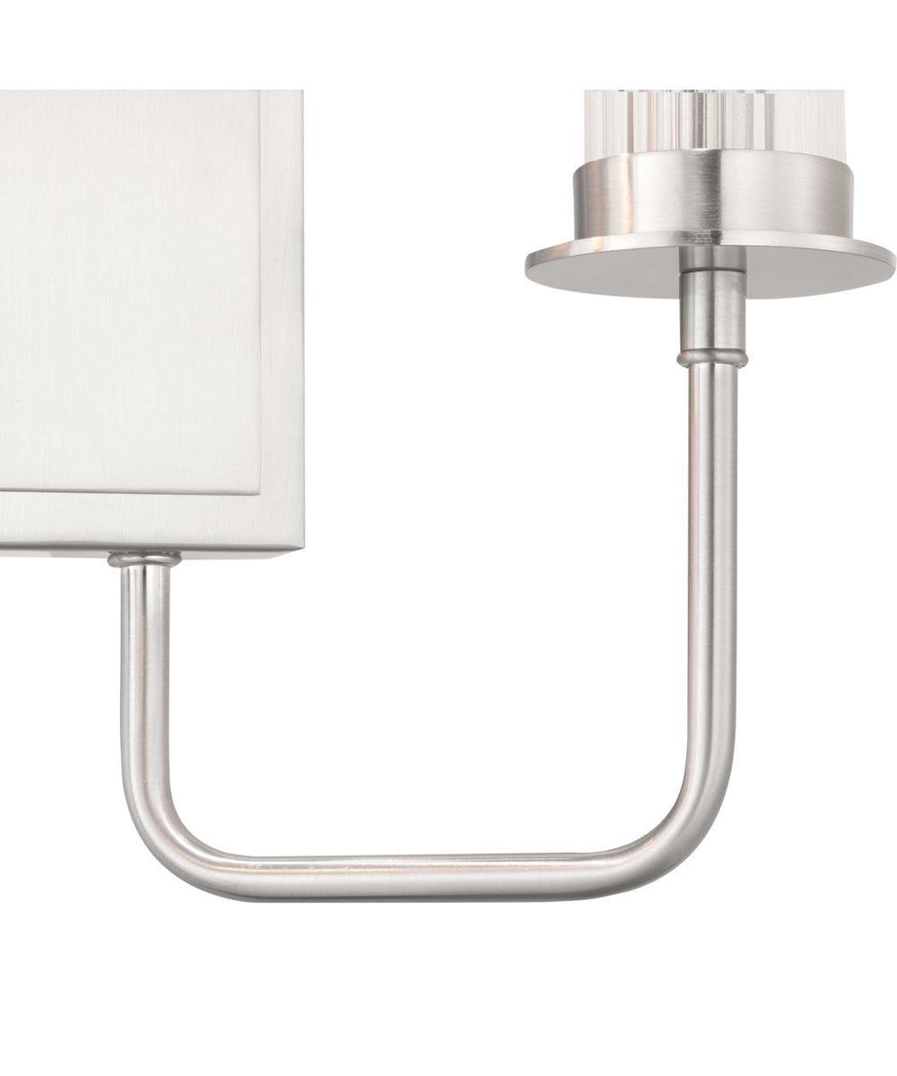 Rainey 2-Light Wall Bracket Brushed Nickel